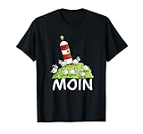 Moin Nordsee Leuchtturm Motiv I Nordseeinsel Schafe T-Shirt