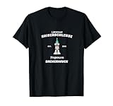 Bremerhaven, Leuchtturm Kaiserschleuse, Handzeichnung T-Shirt