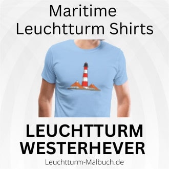 Westerhever Leuchtturm T-Shirt Header