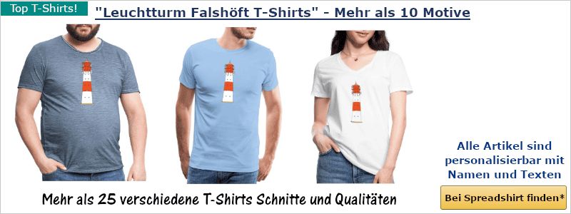 Leuchtturm Falshöft T-Shirts Spreadshirt