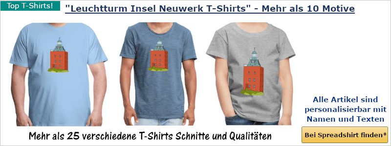 Leuchtturm Insel Neuwerk T-Shirts Spreadshirt