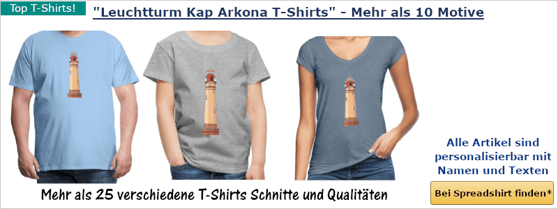 Leuchtturm Kap Arkona T-Shirts Spreadshirt