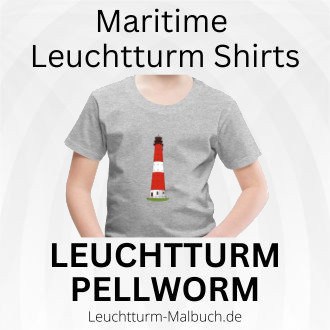 Leuchtturm Pellworm T-Shirt Header